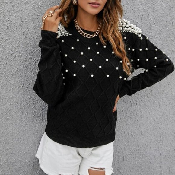 Pearl button detail sweater - Picture 5 of 6